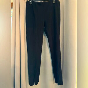 Crosby split hem pull on pant size Medium business office pants black casual